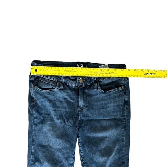 Paige Verdugo Ultra Skinny Davis Slit Frayed Hem Jeans Size 28 - Picture 5 of 8